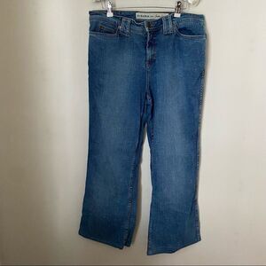 Fibers Jeans Barbara Lesser Neutral Casual Blue Womens Size 14 Wide Leg Classic